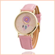 ❏ ☬ ▬ Philippines no.1 Geneva Dream Catcher Leather Wrist Watch
