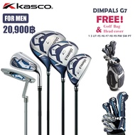 [11GOLF] ชุดเซ็ทไม้กอล์ฟ พร้อมถุงกอล์ฟและ Cover หัวไม้ ผู้ชาย KASCO DIMPALS G7 Mens Full set 11Clubs
