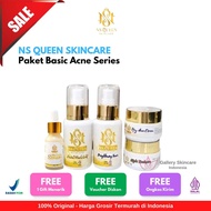 NS QUEEN Skincare Basic Paket Glowing Acne Whitening Series | Paket Skincare NS