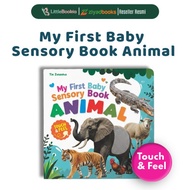 Animal Sensory Baby Book Ziyadbooks Touch Feel Boardbook Children's Motor Stimulation 3 Months Pictu
