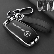 Car Key Protection Key Cover Leather Car Key Case Cover For Mercedes Benz A C E G S Class W176 W177 