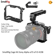 SmallRig Cage Fullset Sony a73 a7r3 4198 - frame + top handle + HDMI clip