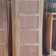 daun pintu minimalis, bahan kayu mahoni