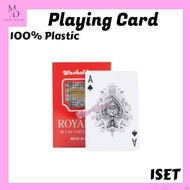 Premium Royal Plastic Playing Cards - 100% Waterproof & Washable Poker Deck - Professional Casino Po