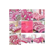 DH HelloKitty Design Bedsheet 3N1 Double Size 54x78+10inches
