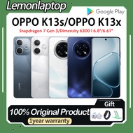 OPPO K13s Snapdragon 7 Gen 3 7000mAh 80W OPPO K13x Dimensity 6300 5800mAh 45W Dual SIM OPPO Phone