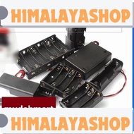 1 / 2 / 3 / 4 Slots 3.7V Battery Holder Casing with Wire  battery box