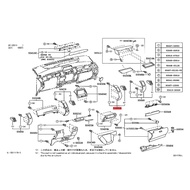 4PCS Car Center Dashboard Air Vents Trim Frame Set Replacement Parts Accessories for Prius 2004-2009