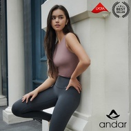 [ANDAR] Relair High-Neck Longline Bra Women Clothes korea style Work out clothes Andar Yoga Sports w