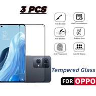 1/3PCS 9H Full Version Glass Sticker FOR OPPO Reno 13 12F 11F 8Z 7Z 6Z 5 4Z 2Z FindX8 Pro A7x RenoA 