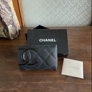 Chanel classic vintage leather wallet card holder coins case 經典中古復古絕版真皮香奈兒小香銀包卡片套錢包零錢包#333