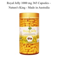 Nature's King - Royal Jelly 1000mg 365 Capsules (Exp: 2024)