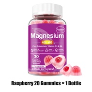 Softher Magnesium Gummies รวม Zinc Vitamin D Vitamin B6 Ashwagandha ช่วย ผ่อนคลาย Raspberry Flavor 6