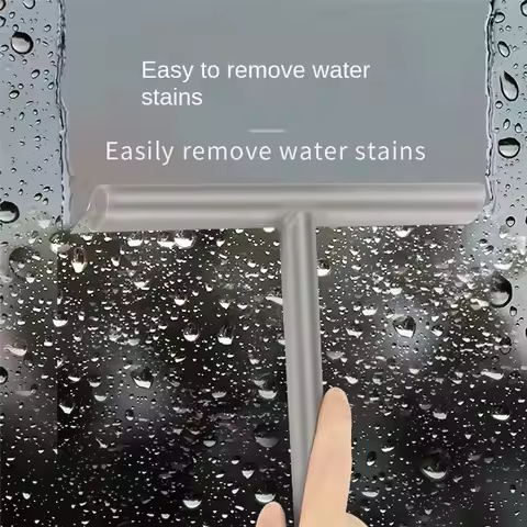 A75K Shower Squeegee Glass Clean Washing Wiper Hanger Floor Window Cleaning Water Wall Hanging with 
