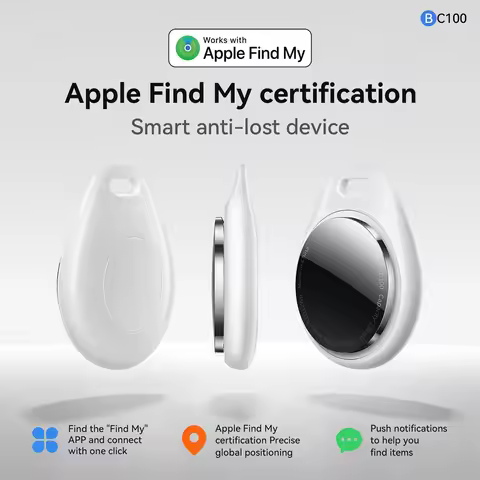 Airtag is compatible with Apple IOS phone, Find My, Bluetooth mini car, pet anti-lost locator