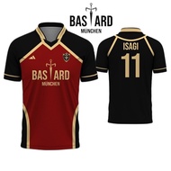 Jersey Anime Blue Lock Isagi Yoichi Bastard Munchen Team Football Jersey Sportswear Men Women