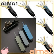 ALMA Key Organizer, with Screwdriver Modern Keys Fob with Clip,  Metal Holds 2-6 Keys Multi-function