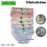 6 Pcs SILVER NINE CD Ladies Quality Panties