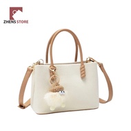 GANTUNGAN Château Bag - Sling Bag Women's Shoulder Sling Bag Yichen Beige - FREE CUTE HANGER