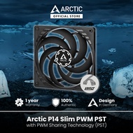 ARCTIC P14 Slim PWM PST - Case Fan, 140 mm, with PWM Sharing Technology (PST)