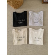 NUTCLOSET - short sleeve t-shirt with letter print 2609_A2697