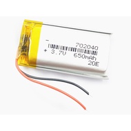 3.7V  602040 450mAh  702040 650 mAh 802040 mAhLithium Polymer Rechargeable Battery LiPo cells ion po