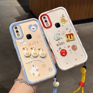 Casing Vivo Y85 Casing Vivo Y89 Casing Vivo V9 Casing Kapibala Three-dimensional Plush Doll Casing C