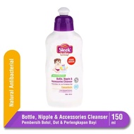 Sleek Baby Bottle Nipple Cleanser - Baby Bottle Washing Soap 150ml 500ml