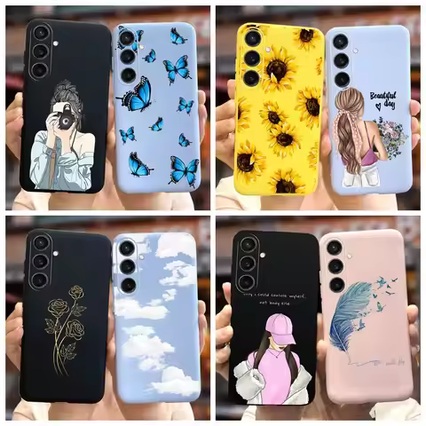 For Samsung Galaxy S23 FE Case S23 Plus Pretty Cartoon Girls Cover Soft TPU Shell For Samsung Galaxy