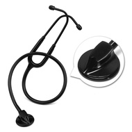 All Black Medical Cardiology Doctor Stethoscope Professional Medical Heart Stethoscope Nurse Student