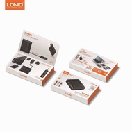 （LDNIO ） A6140C    140W การชาร์จเร็วสุด ๆ 6 พอร์ต อะแดปเตอร์โน้ตบุ๊ก USB-C & USB-A PD & GaNFast สามป