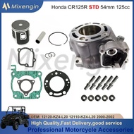 STD 54mm 125cc Cylinder Piston Gasket Rebuild Overhaul Kit Honda CR125R CR125 2000-2002 12110-KZ4-L2