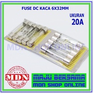 Fuse / Sekring DC tabung kaca 15A 20A 25A - stanley auto fuse jual per 10pcs