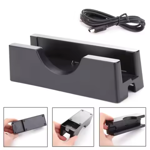 Charging Dock Stand for New 3DS New 3DS XL 2DSLL, Vertical USB Charger Cradle Holder Quickly Charge 