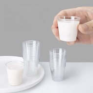 Try Cup Hard Plastic Aviation Small Transparent Drink Disposable