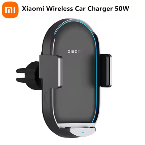 Xiaomi Mi 50W Wireless Car Charger With Car Charger Usb Cable Fast Charging Smart Induction Car Phon