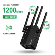 vhy0y HIGI dual band wifi signal booster 1200mbps wifi extender 2.4GHZ/ 5GHZ wifi range repeater Range extender