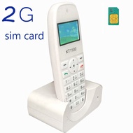 Cordless Phone GSM SIM Card Fixed Mobile For Old People Home Cell Phone Landline Handfree Wireless T