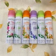 YARDLEY British Imported Ladies Fragrance 75ml Deodorant Balm Spray Bottle/Refreshing Quick-Drying/O