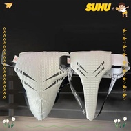 SUHU Groin Cup, Thickening Polyester Cloth Groin Guard, Practical PU Leather Groin Protection Gear