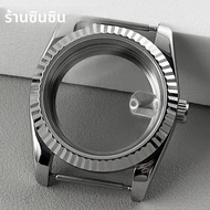 S Crown NH35 Fluted BEZEL นาฬิกา 36 มม./40 มม.สร้อยข้อมือสําหรับ NH34 NH35 NH36 NH38 4R35 4R36 Sapph