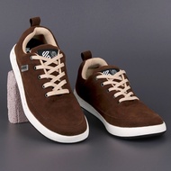 EVO BROWN - Men's Casual Sneakers Distro Man Shoes Suede Sneakers Men's BROWN Kuzatura ORIGINAL