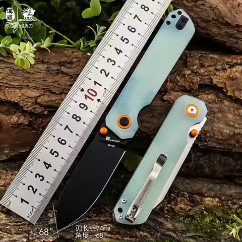 HX OUTDOORS (No lock) Folding Knife Outdoor Camping Portable Sharp Small Knife Camping Survival Meat