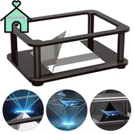 OTUINSG  Holographic Display Stand, Toys Plastic Pyramid Hologram Projector, Durable Creative Hologr