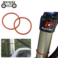 Mountain Bike Shock Absorber Front Fork Stroke Ring Red O-Ring 32/30 Tube Dedicated Stroke Ring Dust-Proof Oil @-