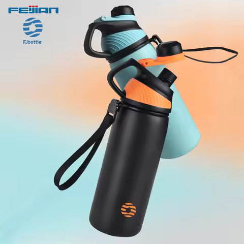 Fjbottle Thermos Bottles Large Capacity Vacuum Flask with Magnetic Lid Stainless Steel Outdoor Sport