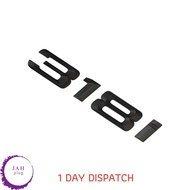 318i MATT BLACK REAR BOOT LID TRUNK BADGE EMBLEM LETTERING FOR BMW 3 SERIES