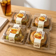 Hanze Chicken Leg Burger Packaging Box Meat Burger Box Disposable Transparent Packaging Box Burger C