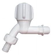 Water Tap/Plastic Water Tap/ PVC Faucet/Plastic Faucet/Bib Tap With 5/8  Water Hose Tap Connector [1