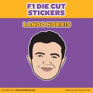 LANDO NORRIS (F1) Waterproof, Vinyl Matte Sticker
